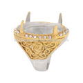 Neue Ankunftsart und weisesilber / Gold 316l Edelstahlmannring, Fingerindonesienring ohne Stein